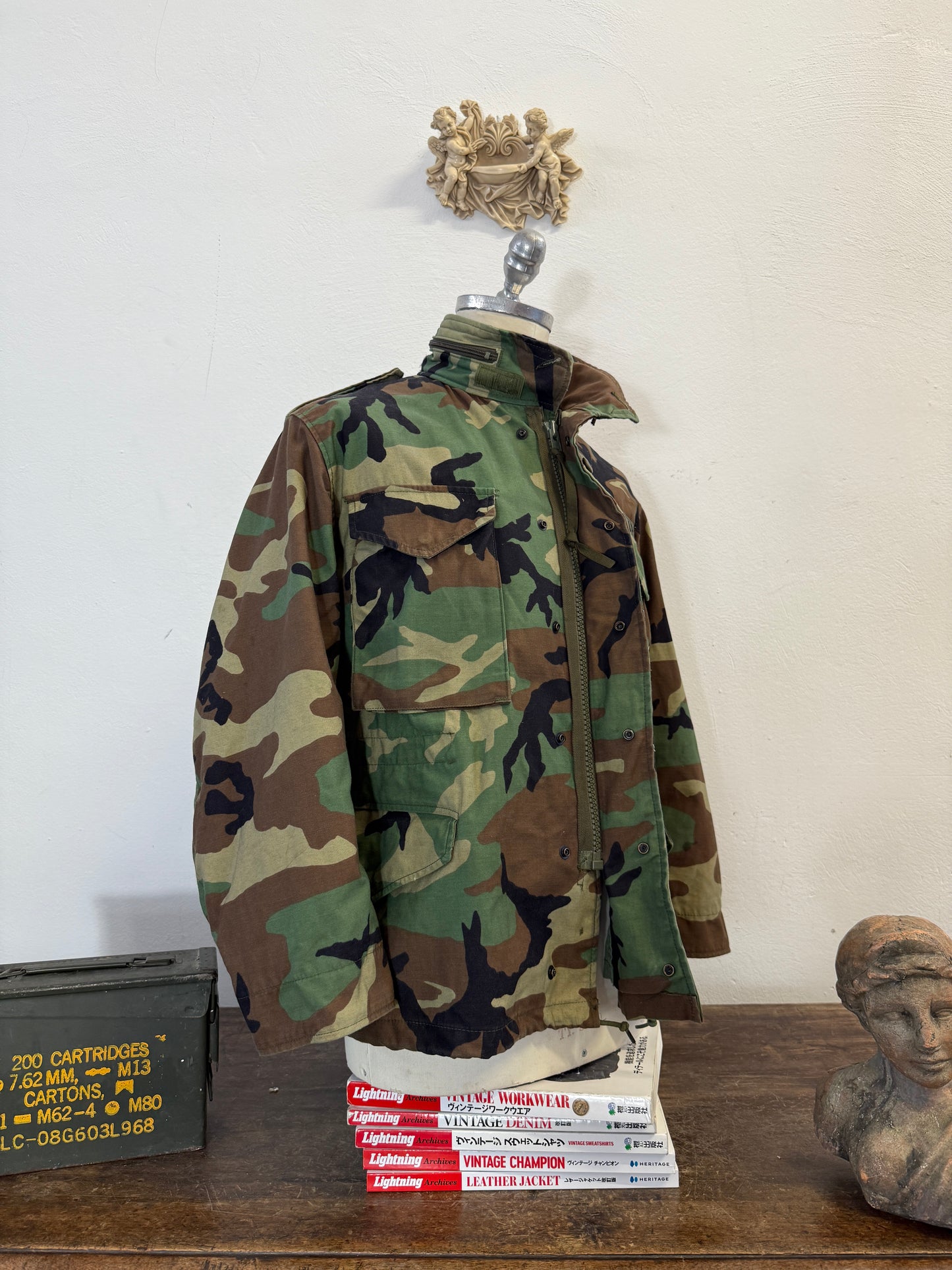 Vintage Woodland Field Jacket M65 Us Army “M”