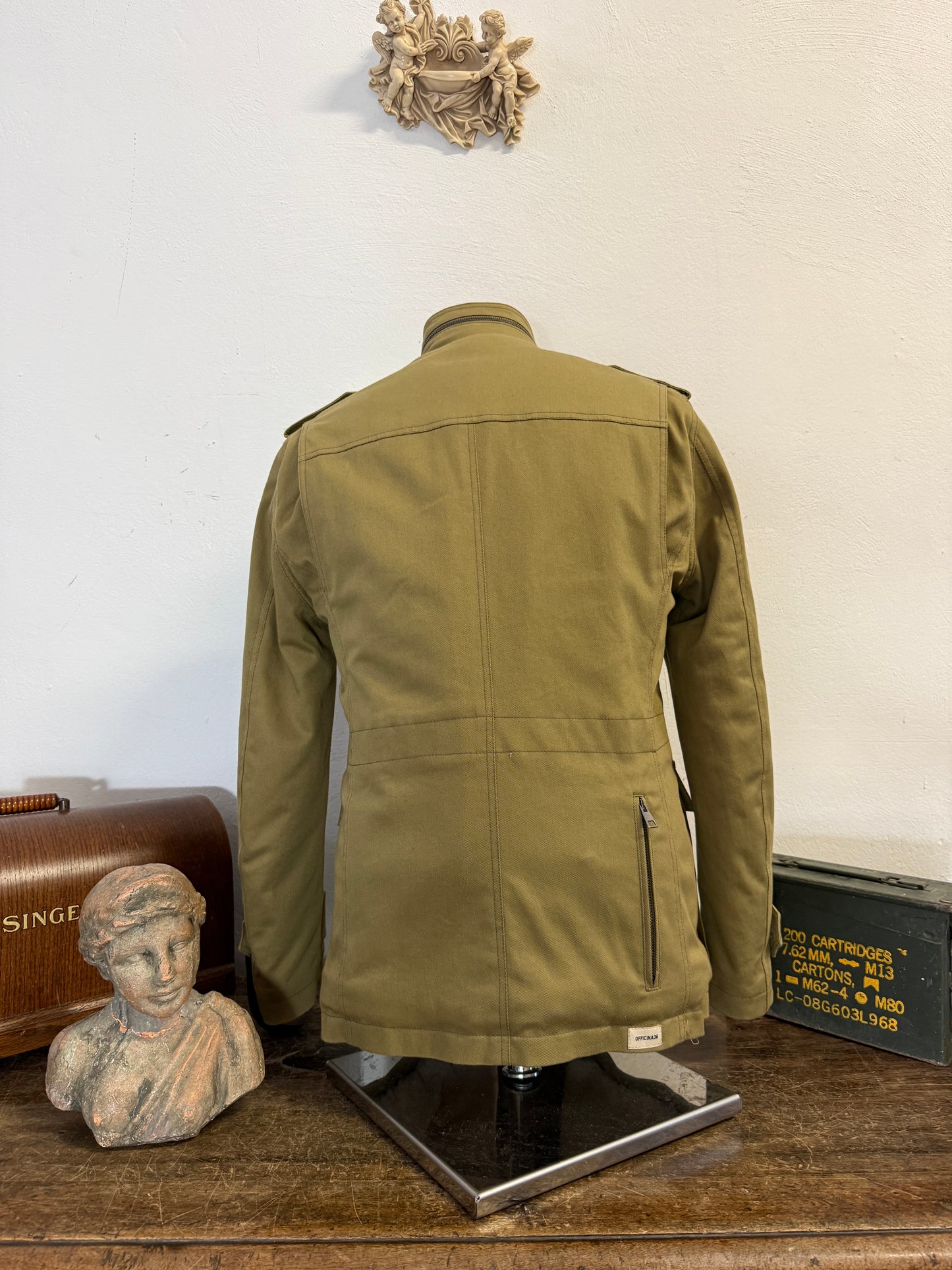 Kaki Field Jacket (New) “M”
