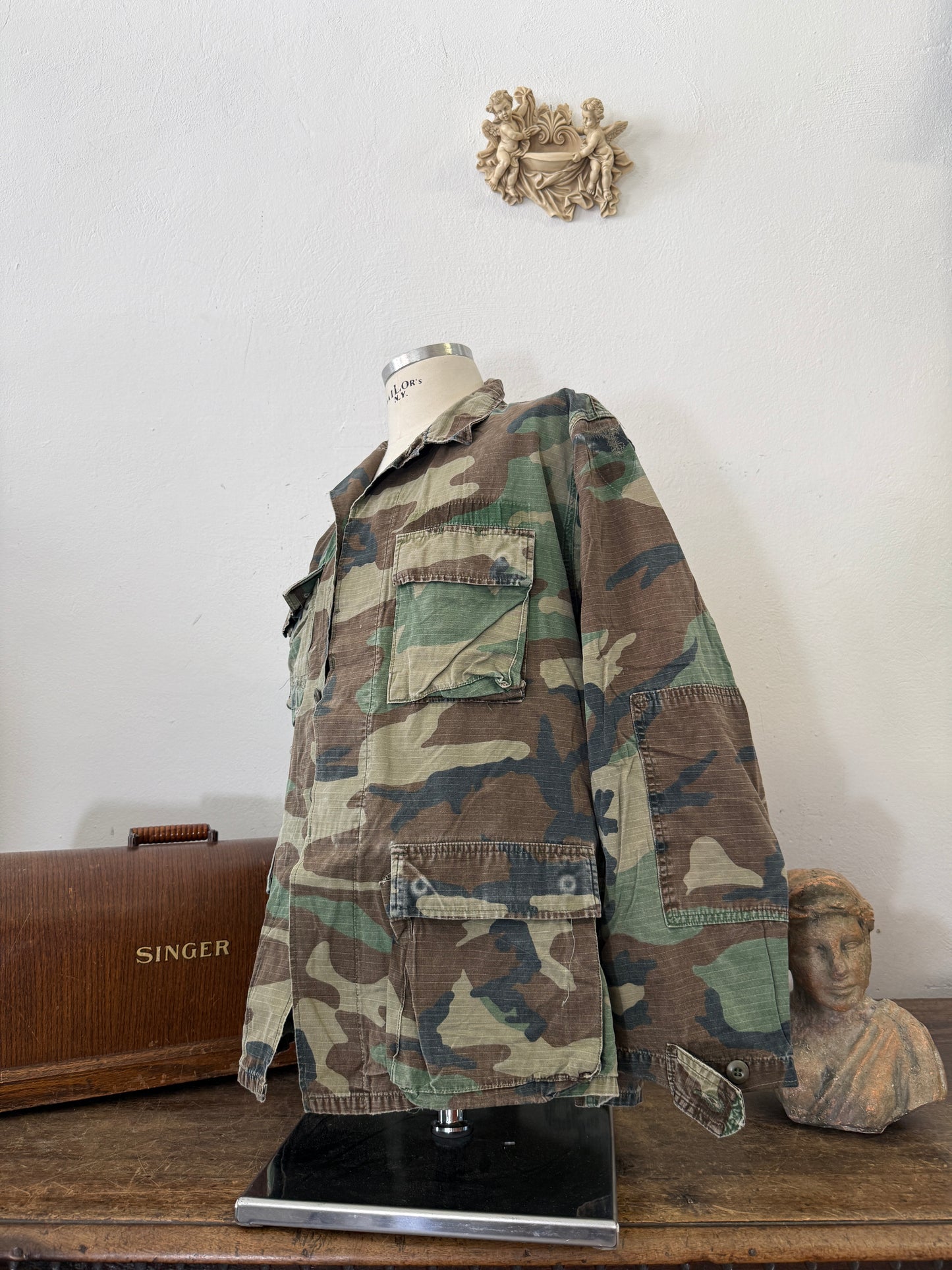 Vintage Ripstop Woodland Us Army Jacket “L”