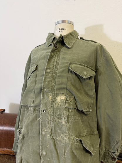 Distressed Vintage Field Jacket M51 US Army “L/XL”
