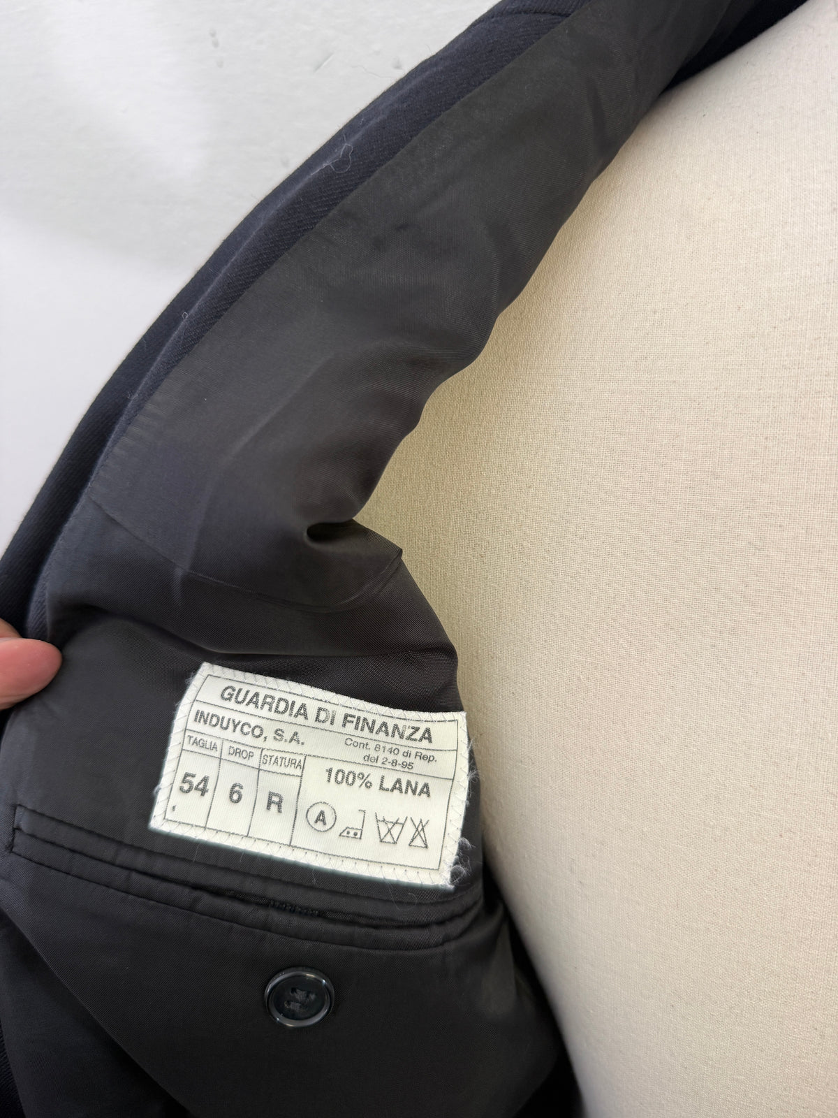 Vintage 90s Guardia di Finanza Double-Breasted Jacket “L”
