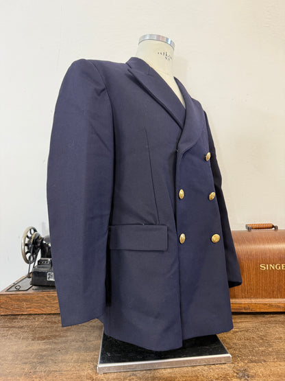 Vintage 00’s Italian Navy Double Breasted Jacket “L”