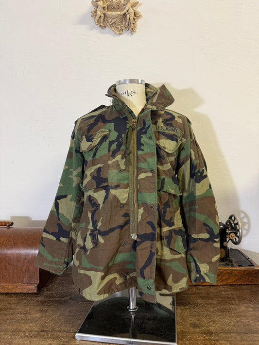 Vintage Woodland Field Jacket M65 Us Army “S”