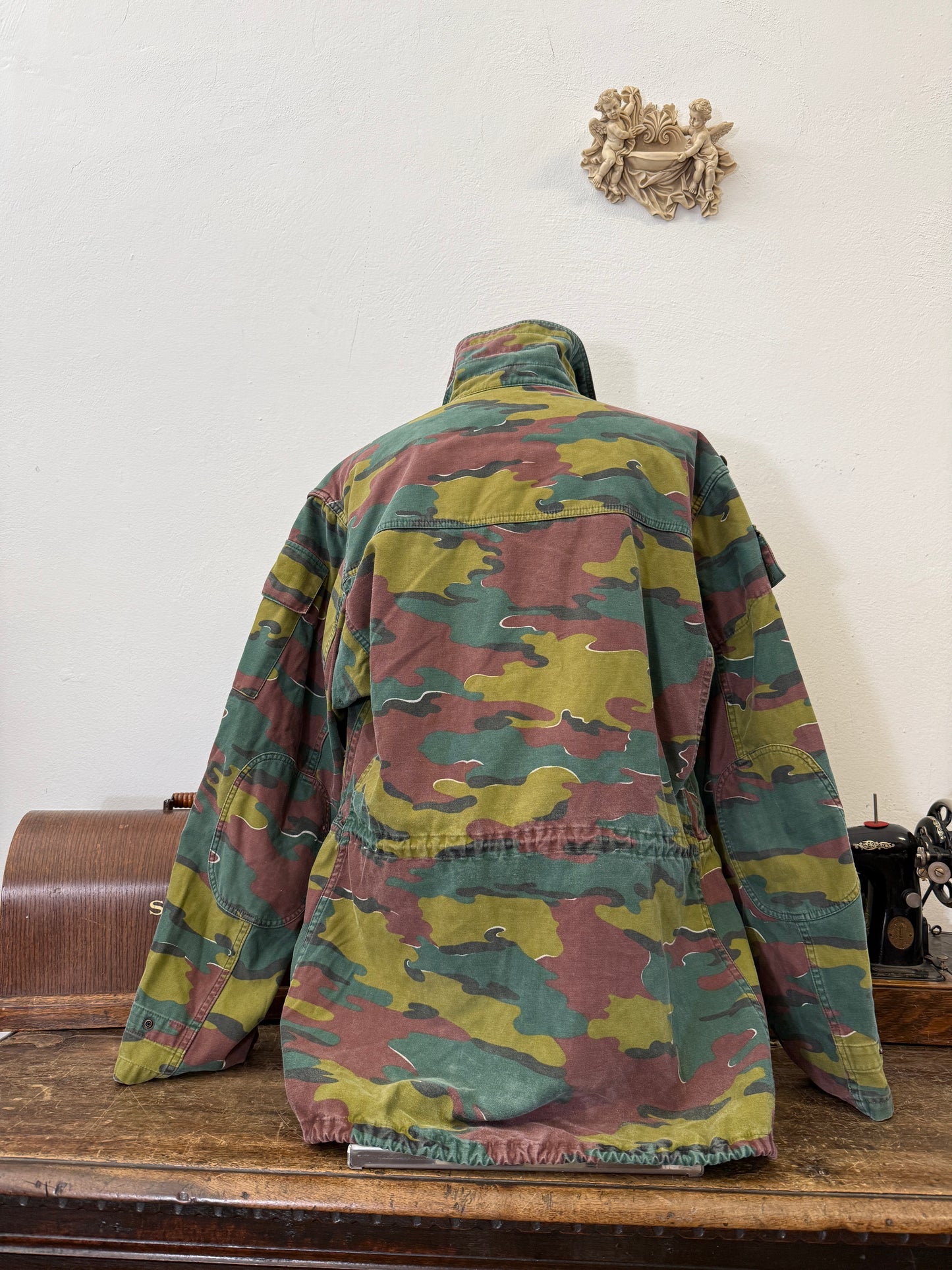 Vintage Belgian Army Camo Jacket “XXL”