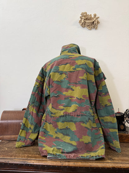 Vintage Belgian Army Camo Jacket “XXL”