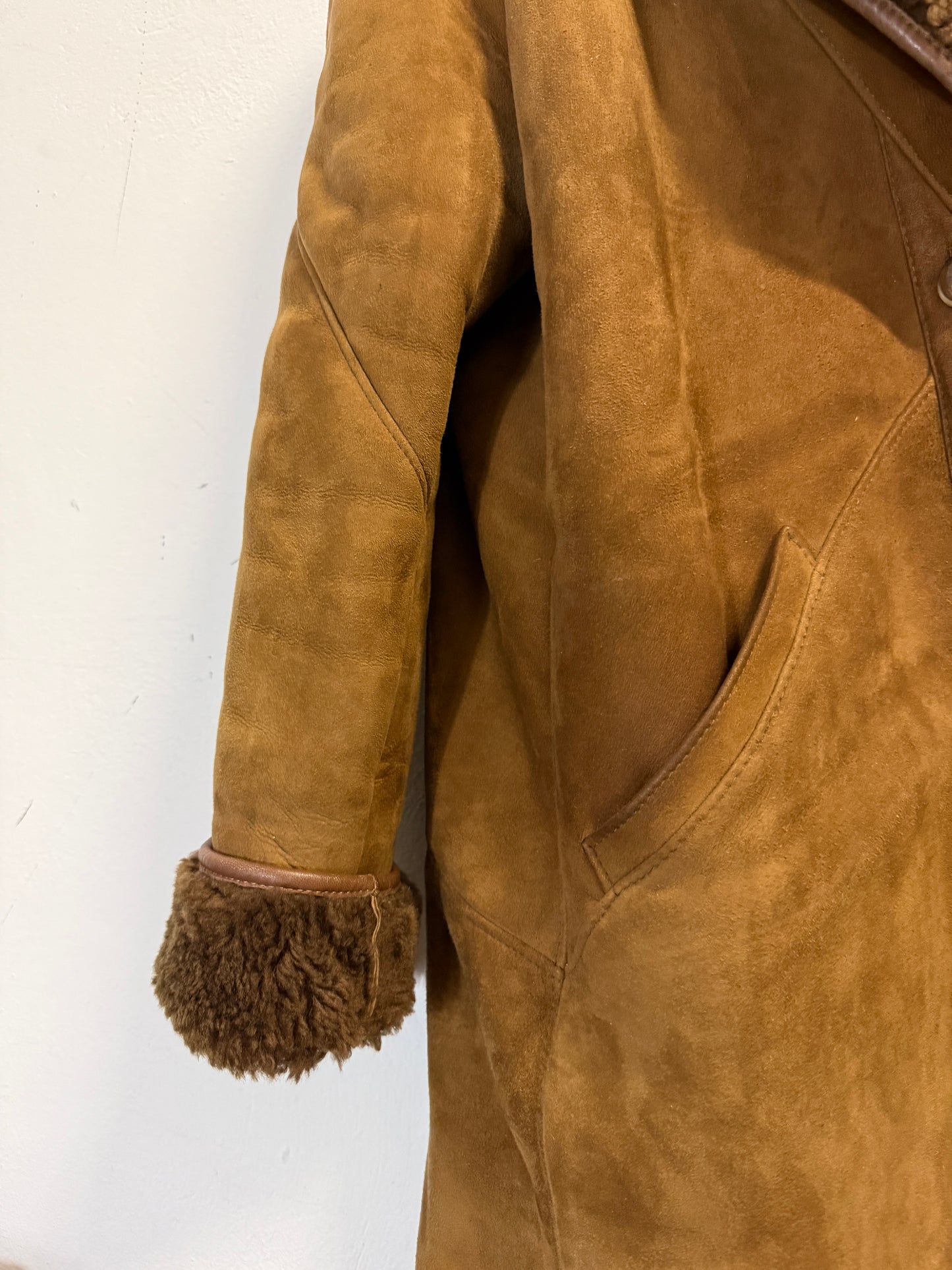 Vintage 80’s Woman Shearling Jacket “L”