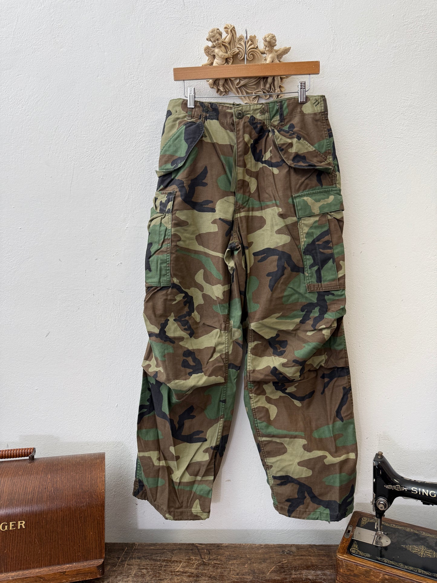 Vintage Woodland Cargo Pants M65 Us Army “W31”