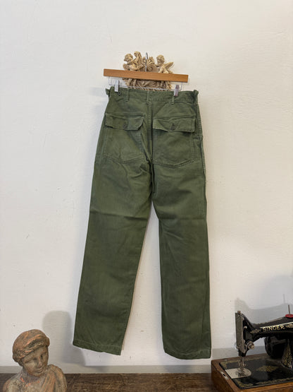 Vintage Og 107 Us Army Fatigue Pants “W28”