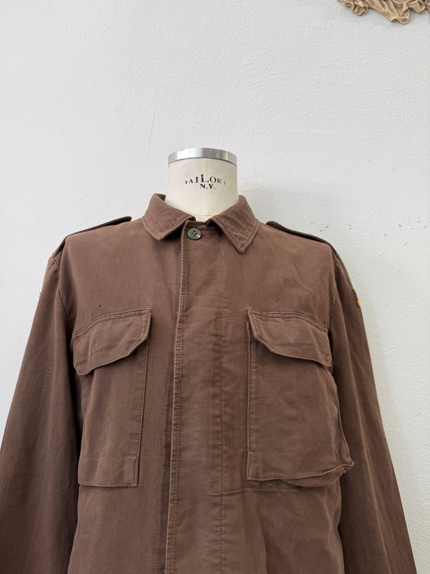 Vintage Moleskin German Army Jacket “XL”