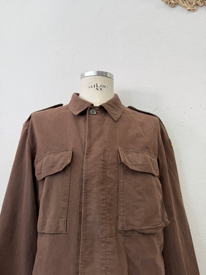 Vintage Moleskin German Army Jacket “XL”