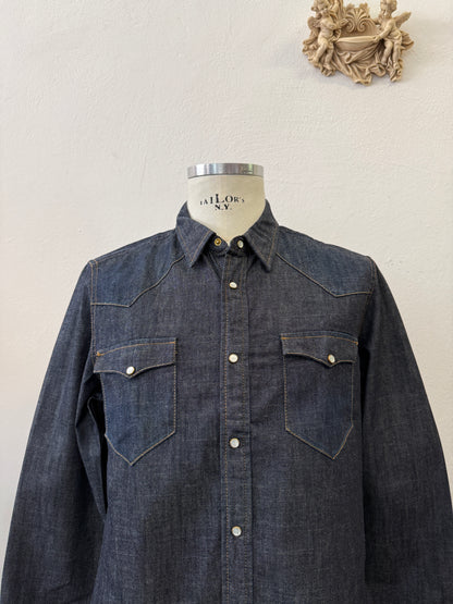 Western “Jeckerson” Denim Shirt - XS, S, M