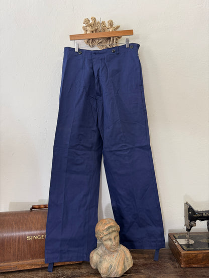 Vintage German Army Work Pants HBT “W36”