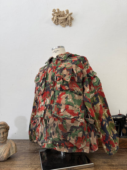 Vintage Swiss Army Camo Jacket M70 “L/XL”