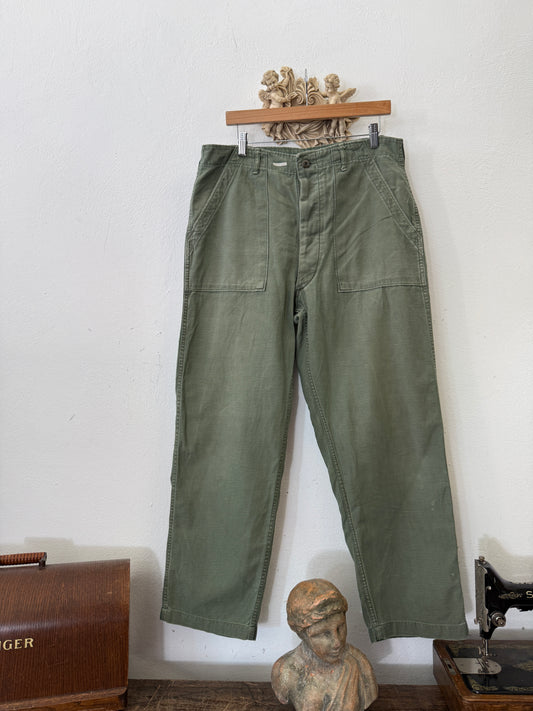 Vintage Og 107 Us Army Fatigue Pants “W35”