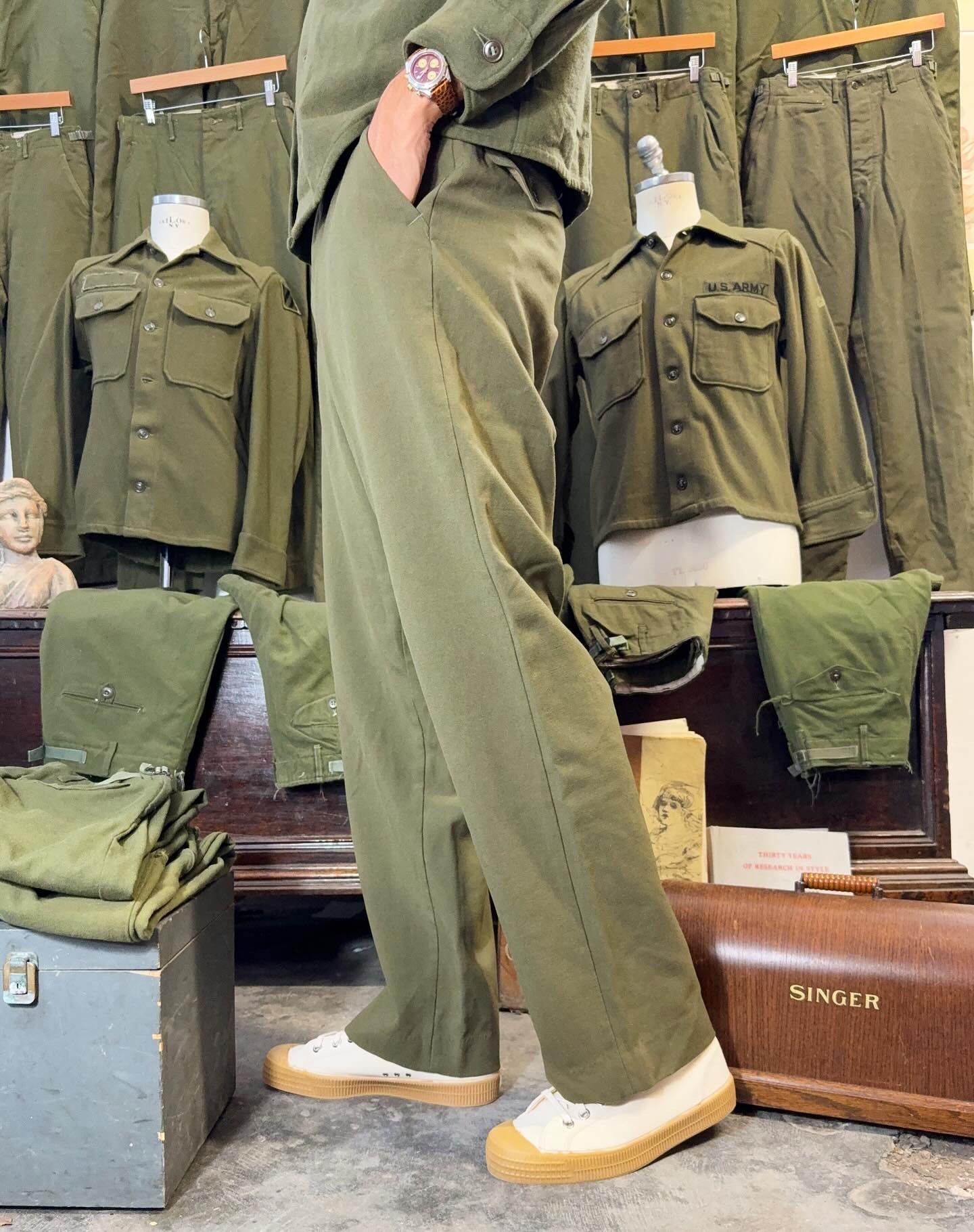 Vintage M-1951 Wool Field Trouser “W33”