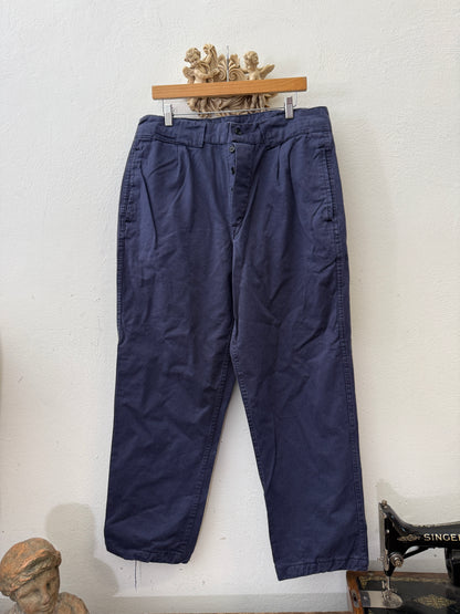 Vintage 80’s Italian Navy Pants “W35”