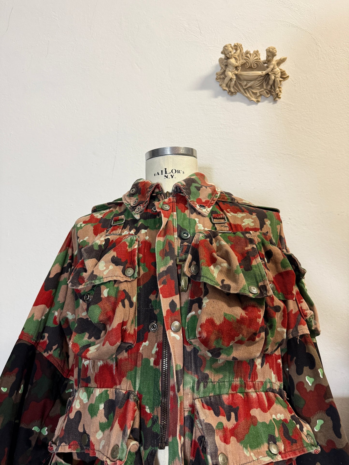 Vintage Swiss Army Camo Jacket M70 “L”