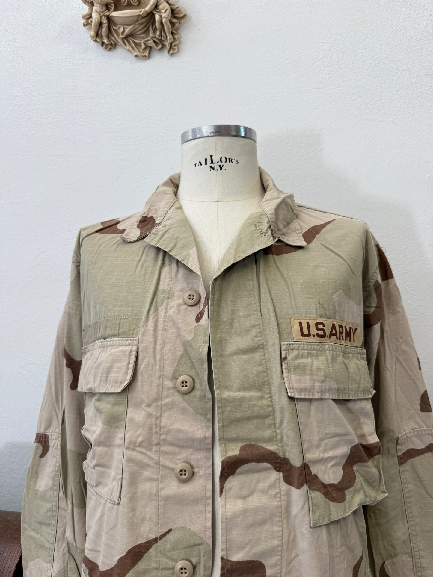 Vintage BDU Camo Jacket Ripstop US Army – XL