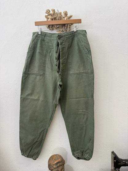 Vintage Og 107 Us Army Fatigue Pants “W33”