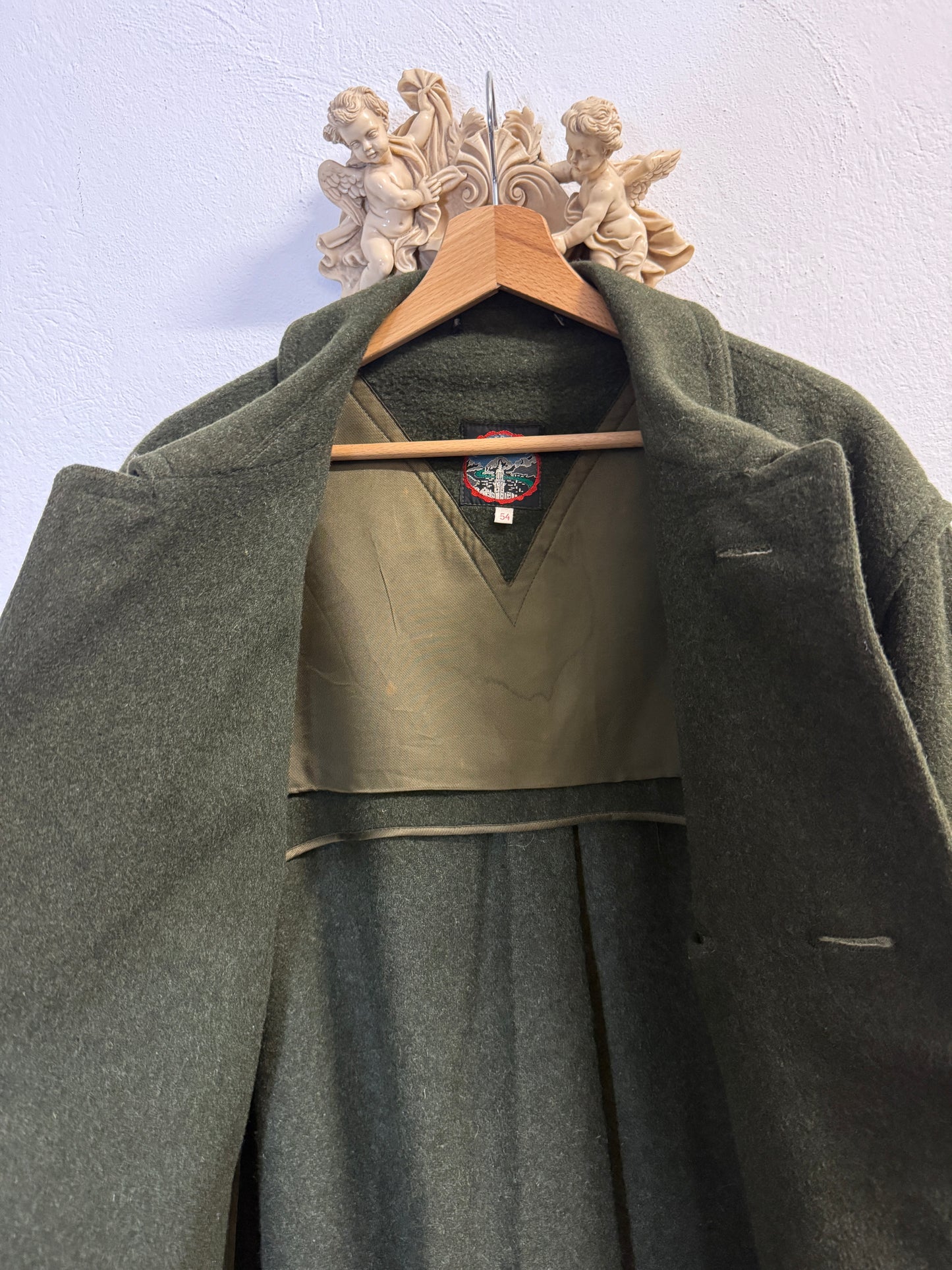 Vintage 80’s Loden Coat “XL”