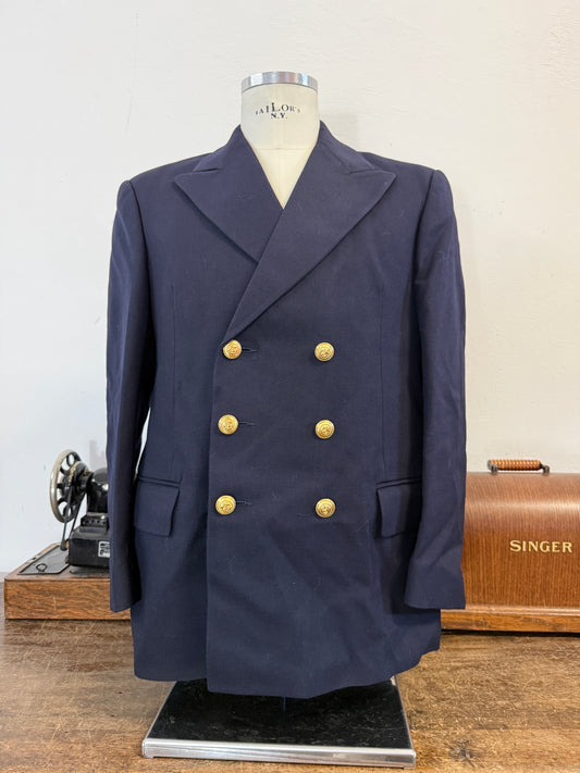 Vintage 00’s Italian Navy Double Breasted Jacket “M”