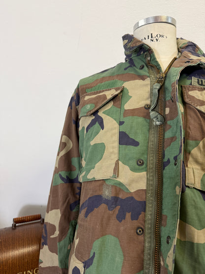 Vintage Woodland Field Jacket M65 Us Army “S/M”