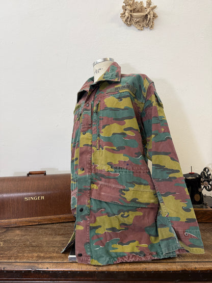 Vintage Belgian Army Camo Jacket “XXL”