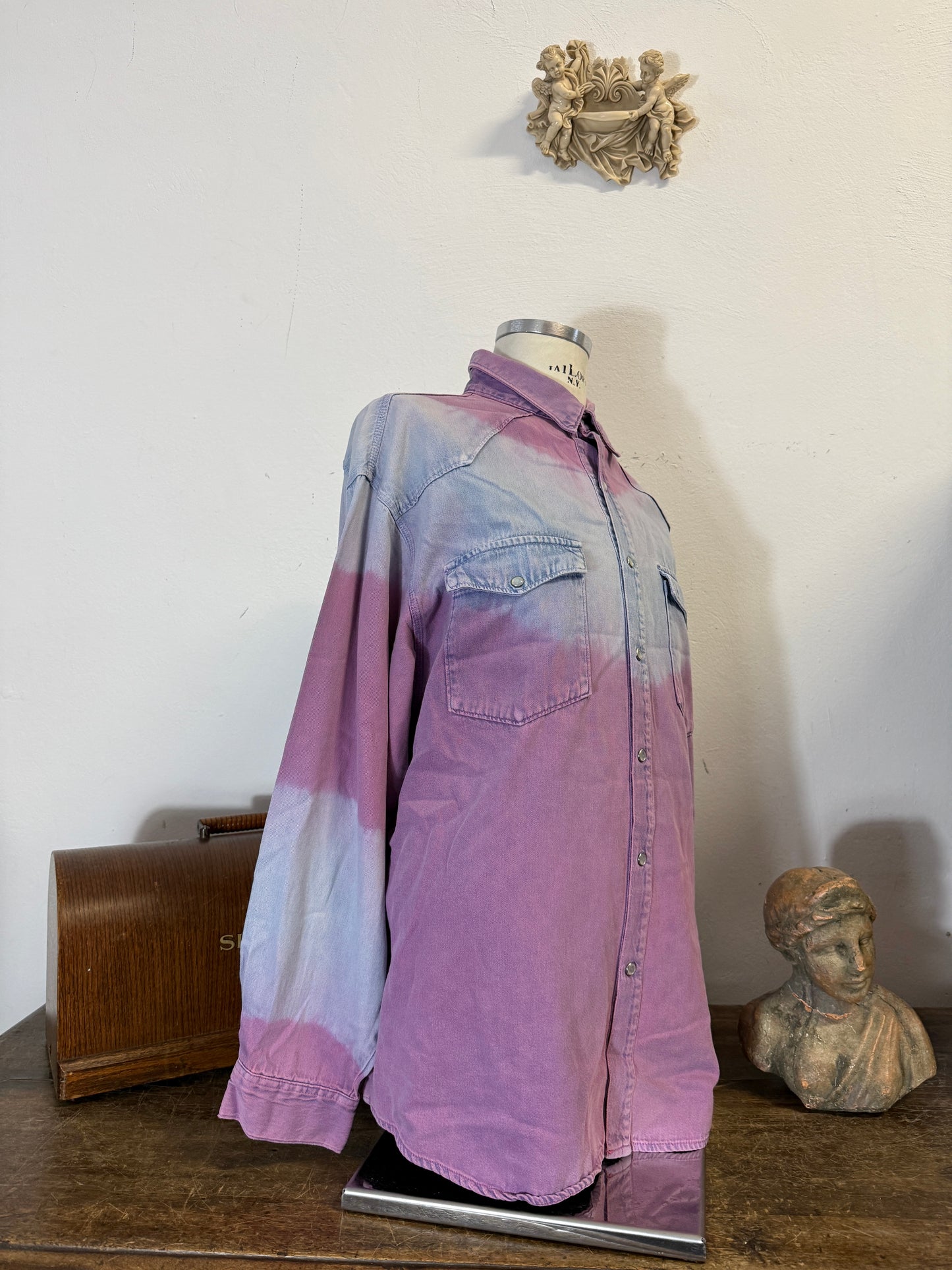 Faded Denim Shirt “XL”