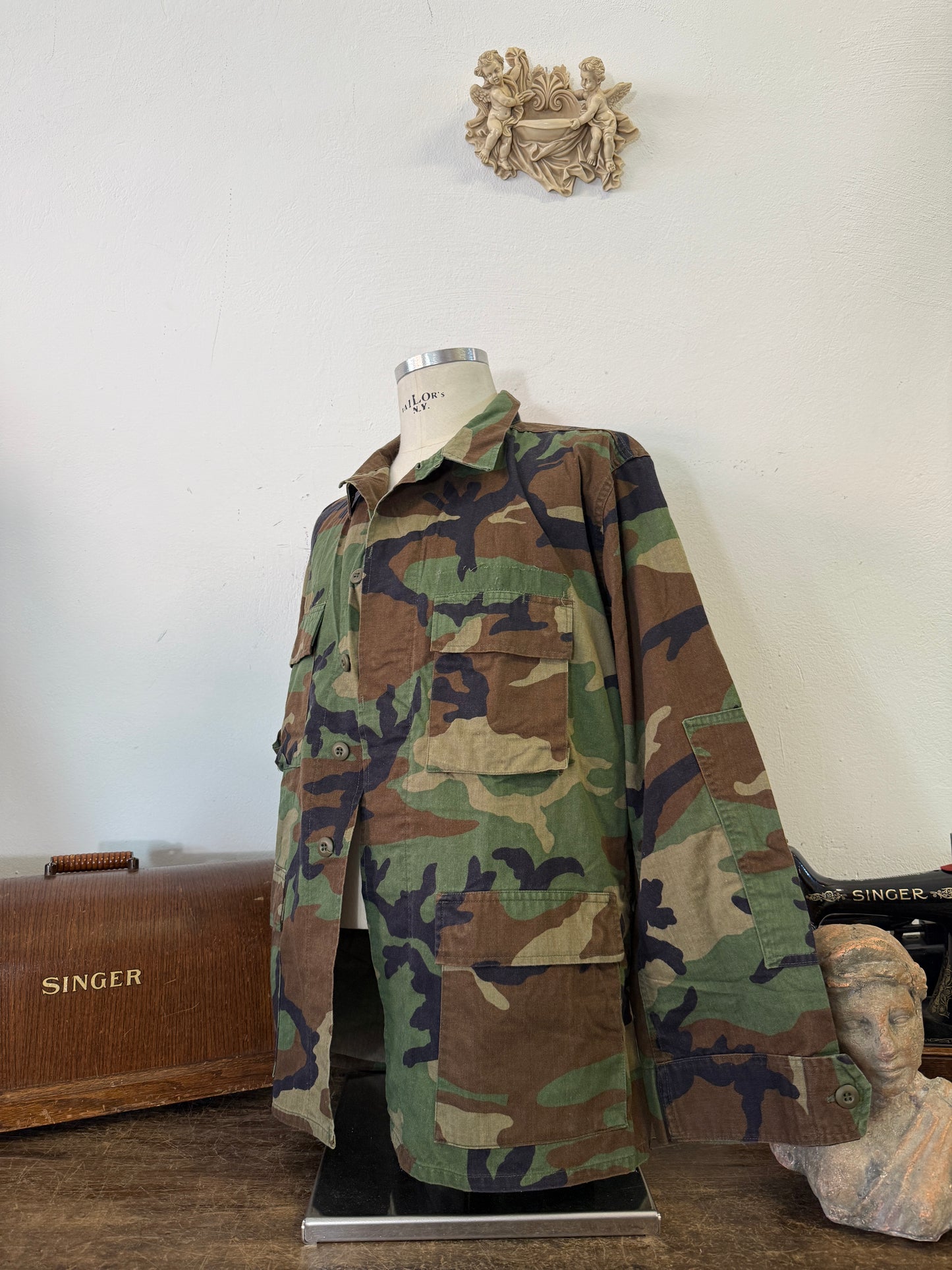 Vintage Woodland Us Army Jacket “XL”