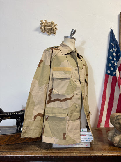Deadstock BDU Camo Jacket Rip Stop US Army –  “XXL”