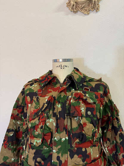 Vintage Swiss Army Camo Jacket M70 “S/M”