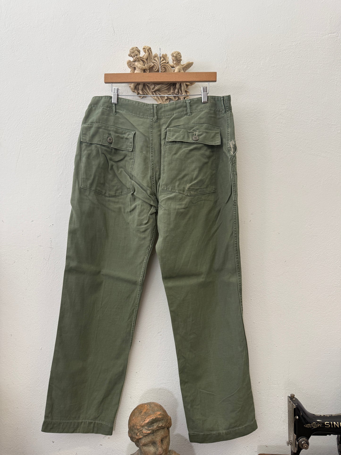 Vintage Og 107 Us Army Fatigue Pants “W35”