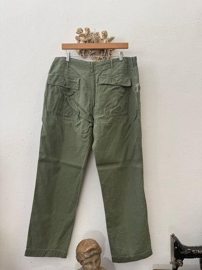 Vintage Og 107 Us Army Fatigue Pants “W35”