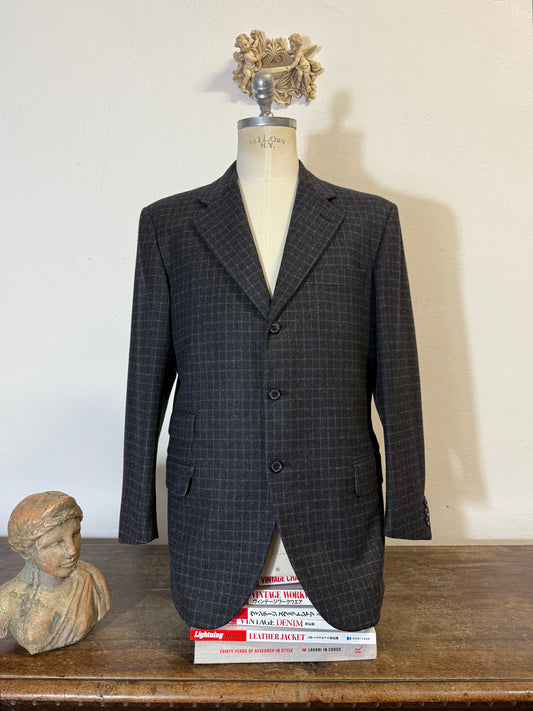 Vintage Grid Blazer “M”