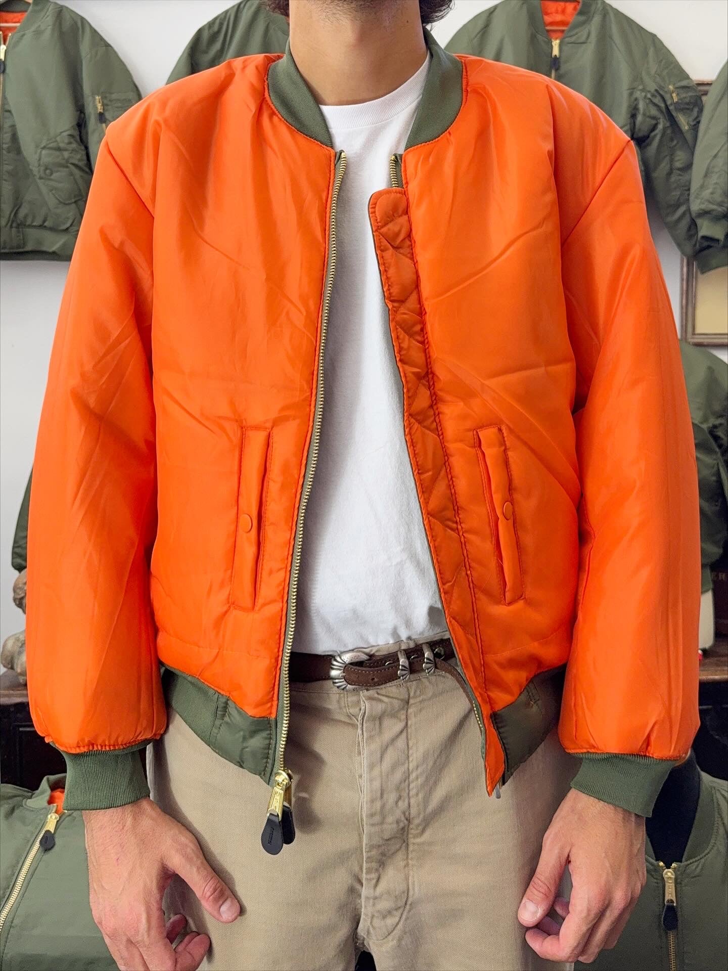 Olive Bomber Jacket MA1