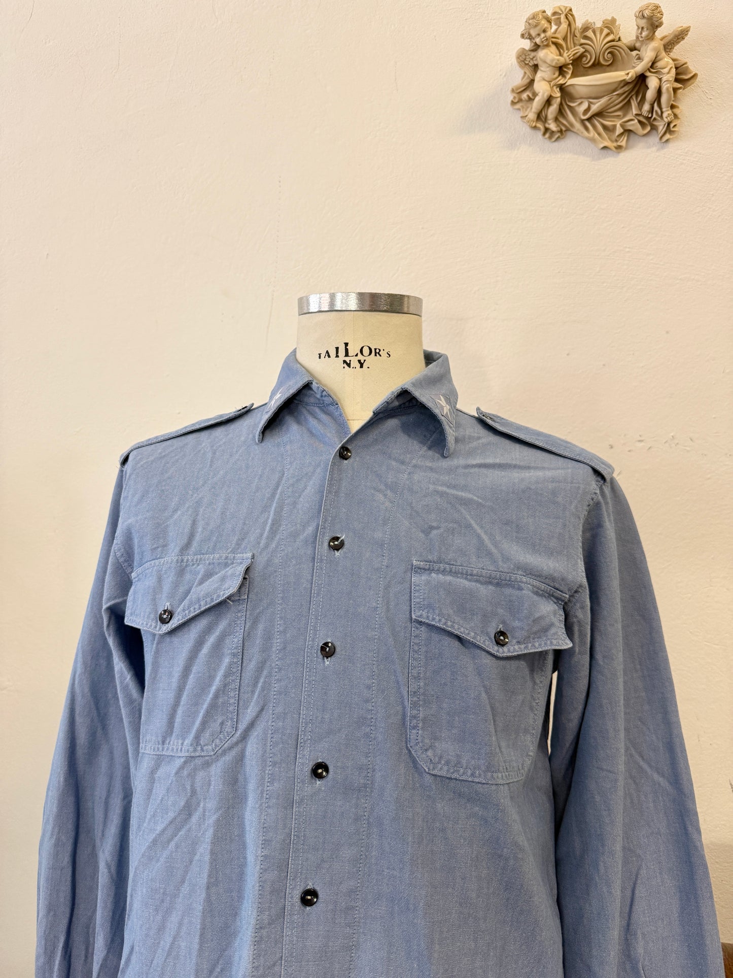 Vintage 90’s Italian Navy Shirt “M”