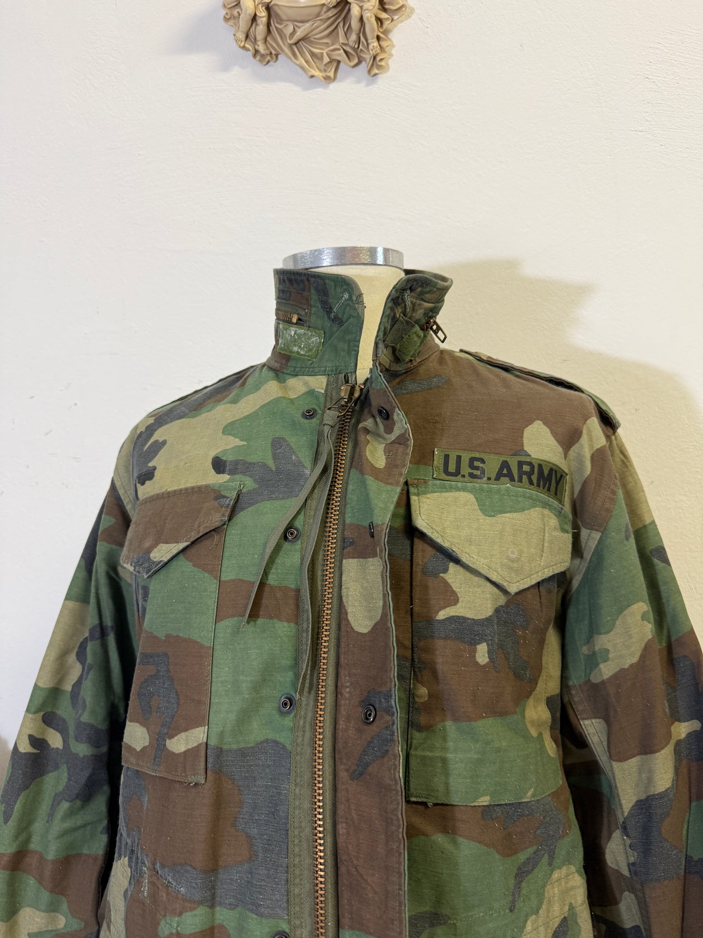 Vintage Woodland Field Jacket M65 Us Army “M”