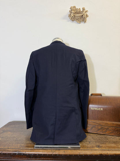 Vintage 00’s Italian Navy Double Breasted Jacket “L”