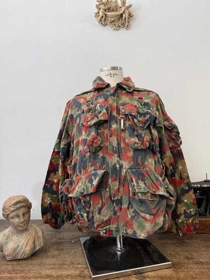 Vintage Swiss Army Camo Jacket M70 “L/XL”