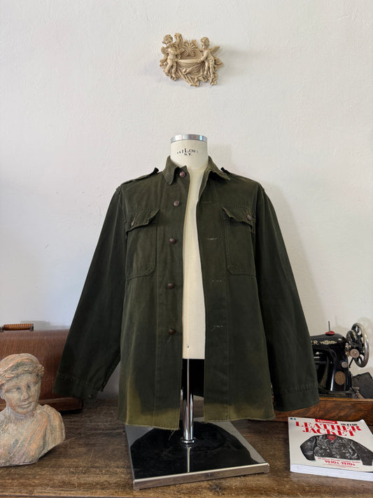 Vintage 80’s Faded Hungarian Army Shirt “L”