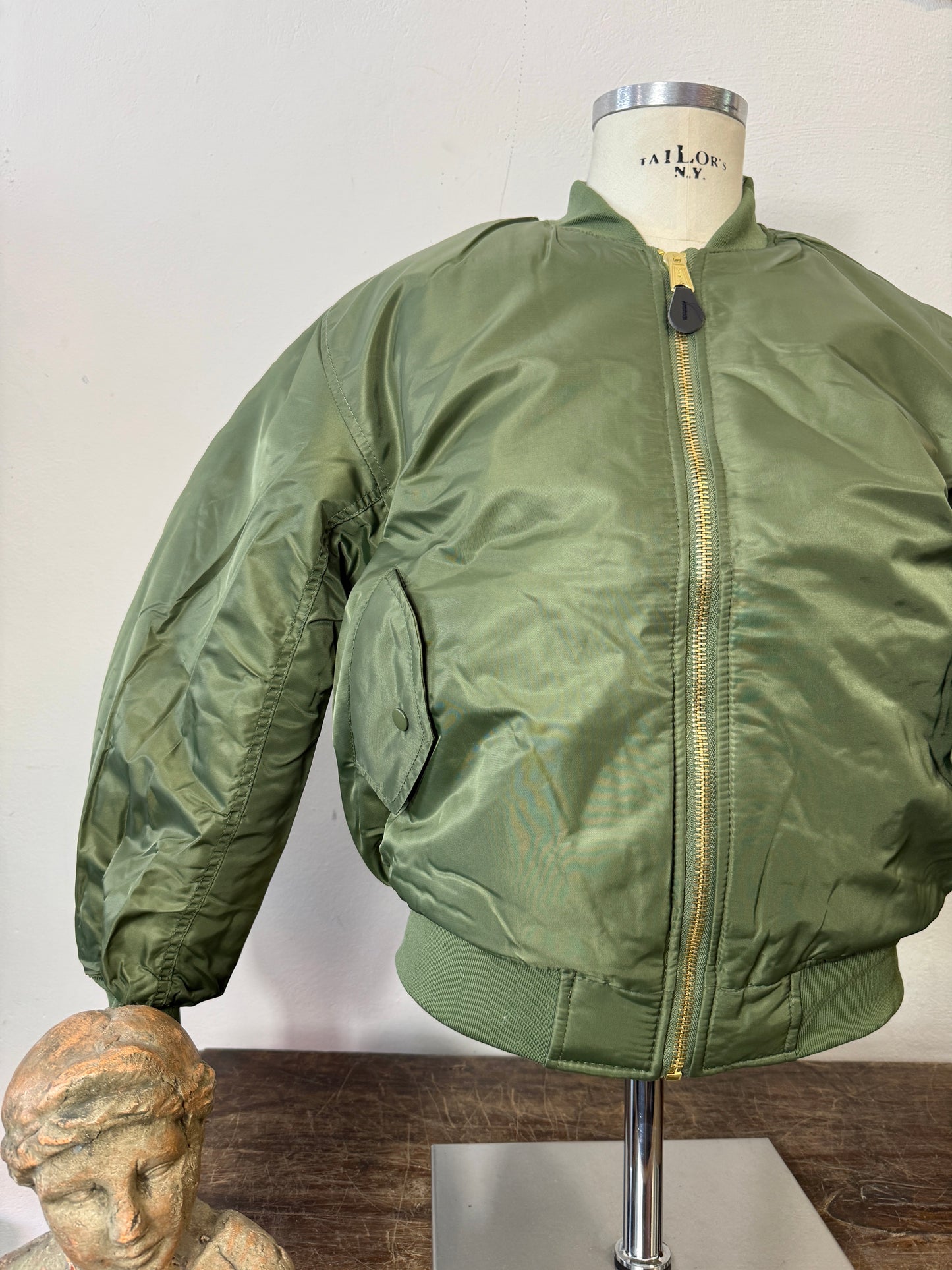 Olive Bomber Jacket MA1