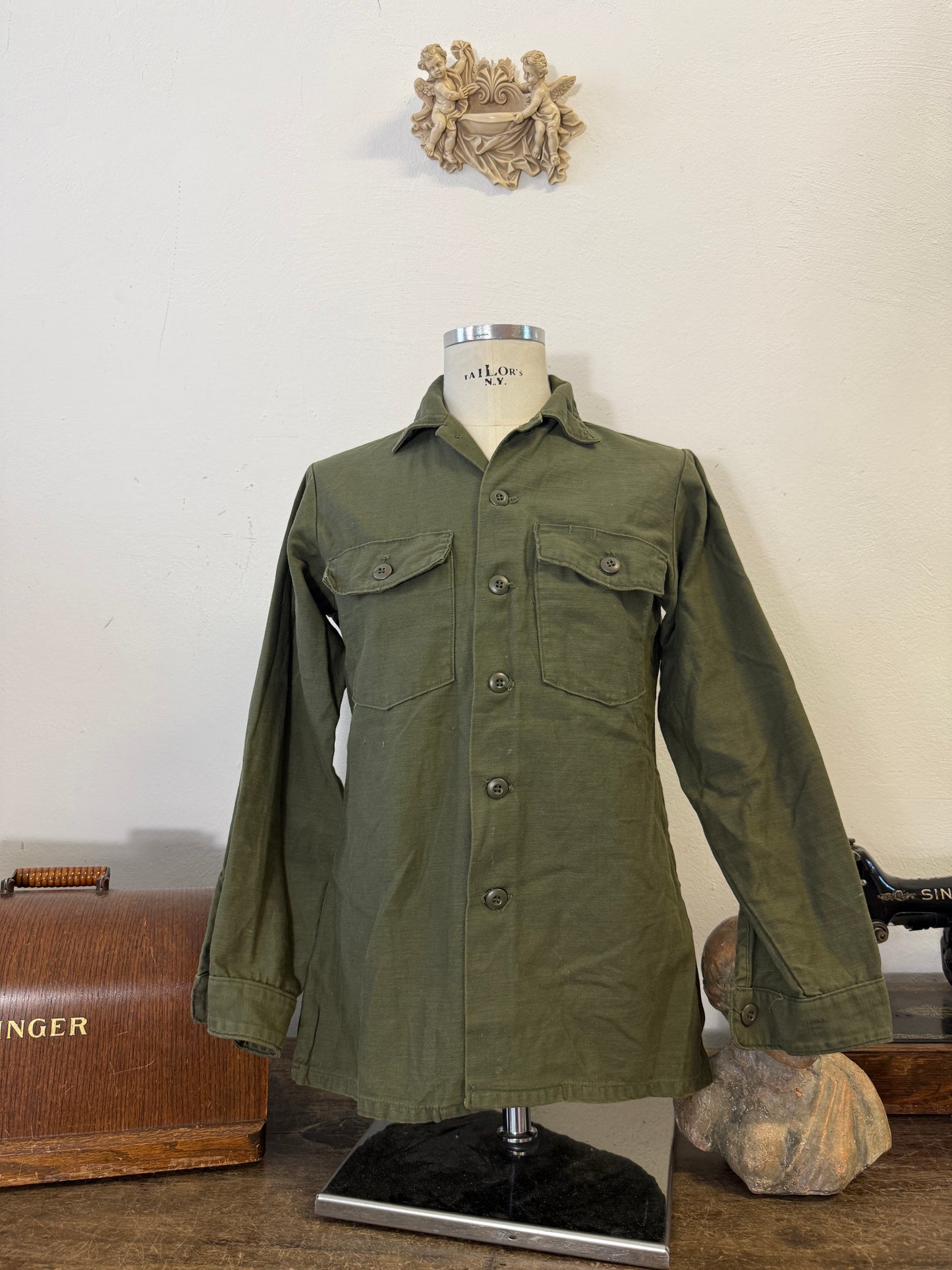 Vintage Og 107 Us Army Shirt “M”
