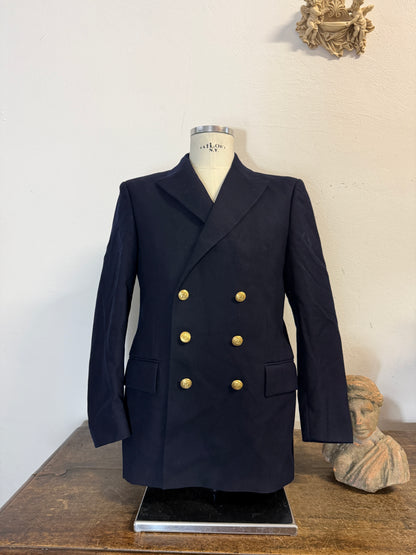 Vintage 90’s Italian Navy Double Breasted Jacket “M”