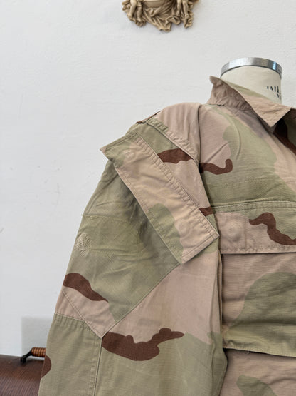 Vintage BDU Camo Jacket Ripstop US Army – L/XL