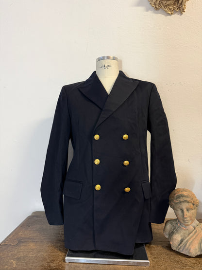 Vintage 00’s Italian Navy Double Breasted Jacket “L/XL”