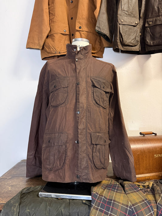 Vintage Barbour Flyweight Wax Utility  Jacket  “XL”