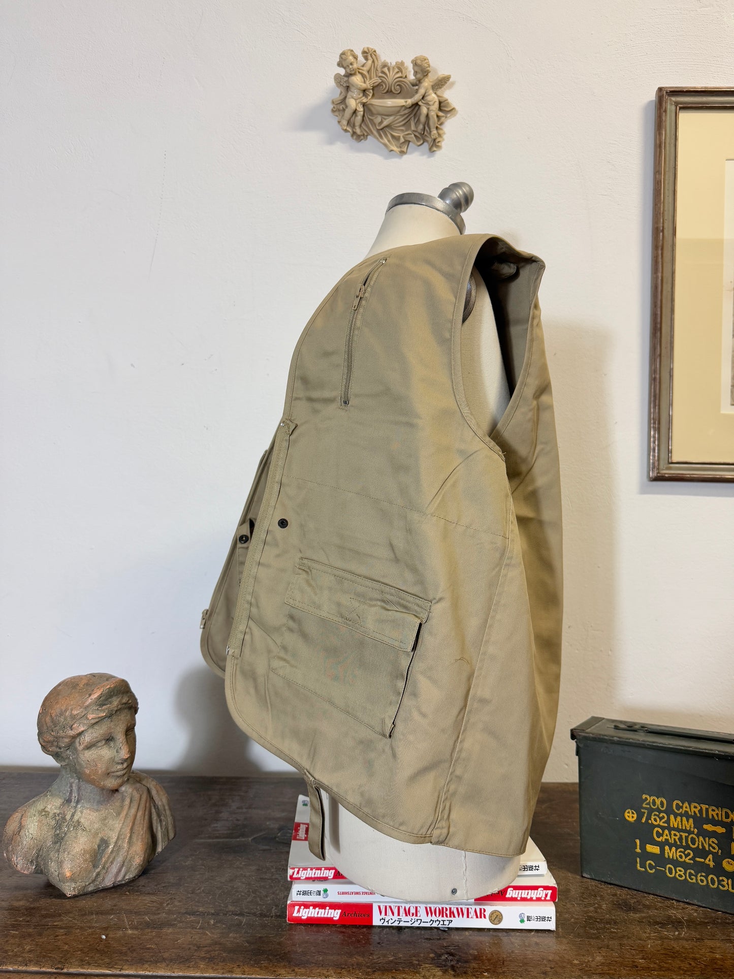 Beige Tactical Utility Vest
