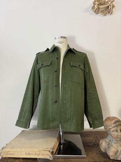 Vintage 80’s Hungarian Army Shirt “S/M”