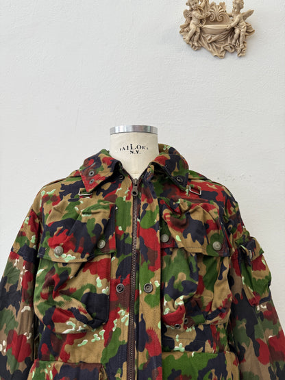 Vintage Swiss Army Camo Jacket M70 “L”