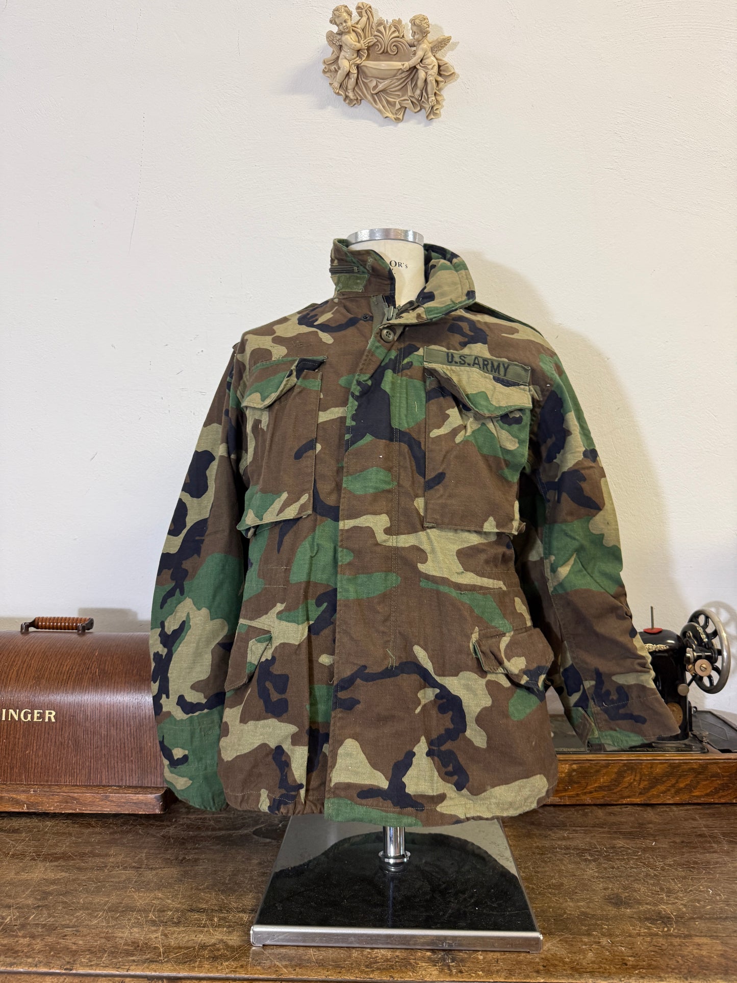 Vintage Woodland Field Jacket M65 Us Army “S”